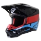 Alpinestars S-M5 Bond Helmet Black/Red/Cyan Glossy
