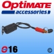OptiMate 016 DIN Plug to Cigarette Lighter Socket